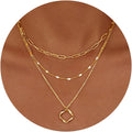 Rich Girl Club Soft Life Layered Necklace Set — Gold & Silver 3-Piece