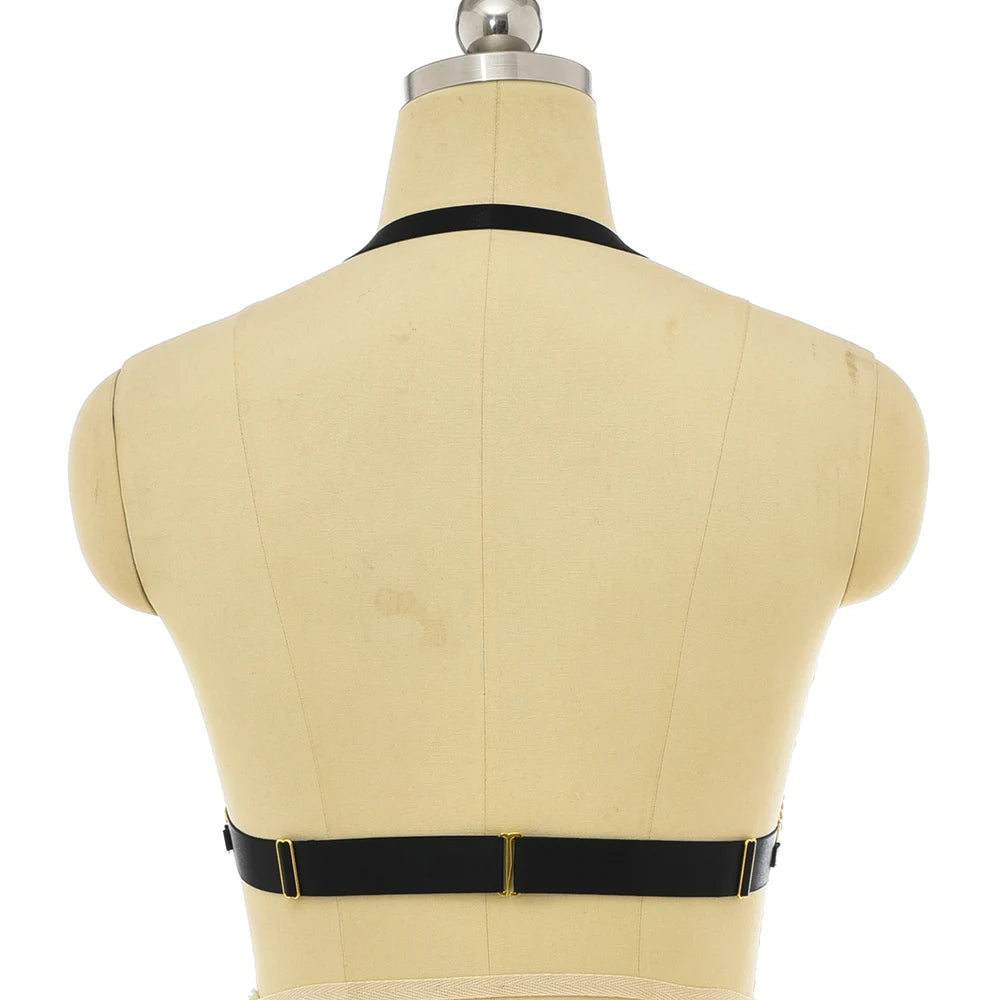 Gilded Cage Chain Harness Bra Top