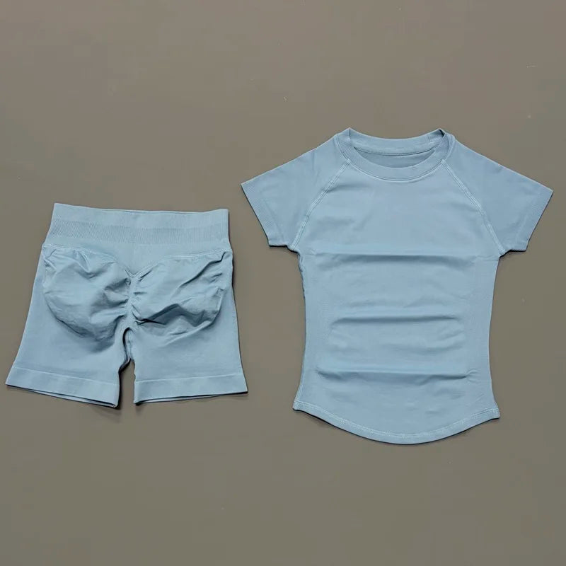 Seamless Yoga Two-Piece Set