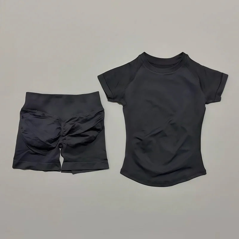 Seamless Yoga Two-Piece Set