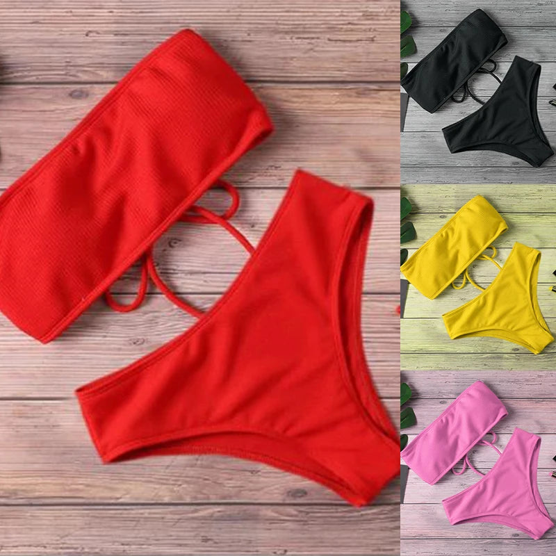 Sunset Siren High-Waist Bikini