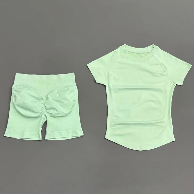 Seamless Yoga Two-Piece Set
