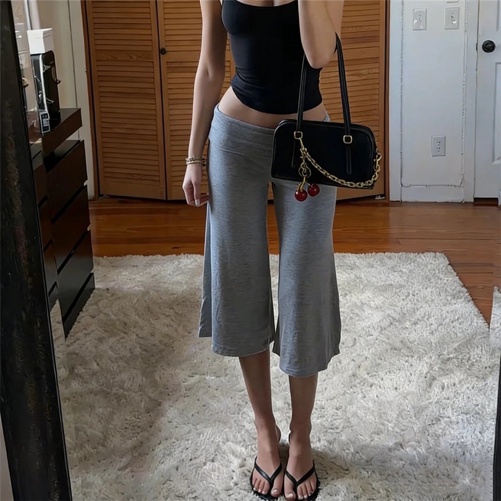 Uptown Wide-Leg Gauchos