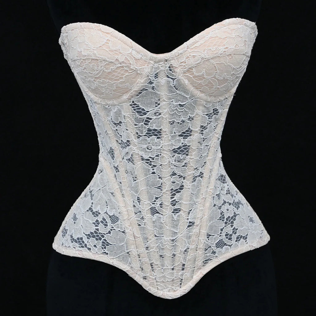 Black Lace Corset Top