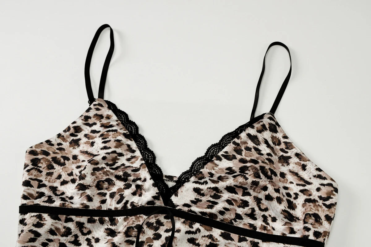 Wild Luxury Leopard Tie-Bow Cami