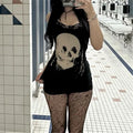 Midnight Reaper Strappy Mini Dress