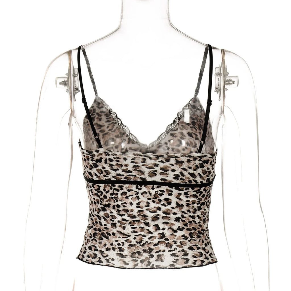 Wild Luxury Leopard Tie-Bow Cami