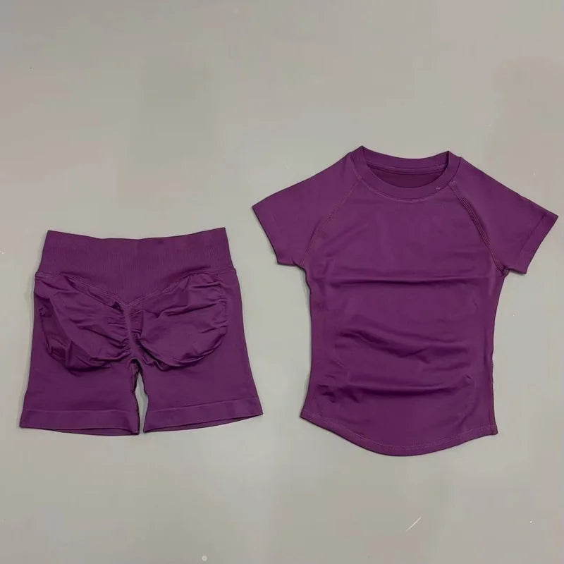 Seamless Yoga Two-Piece Set