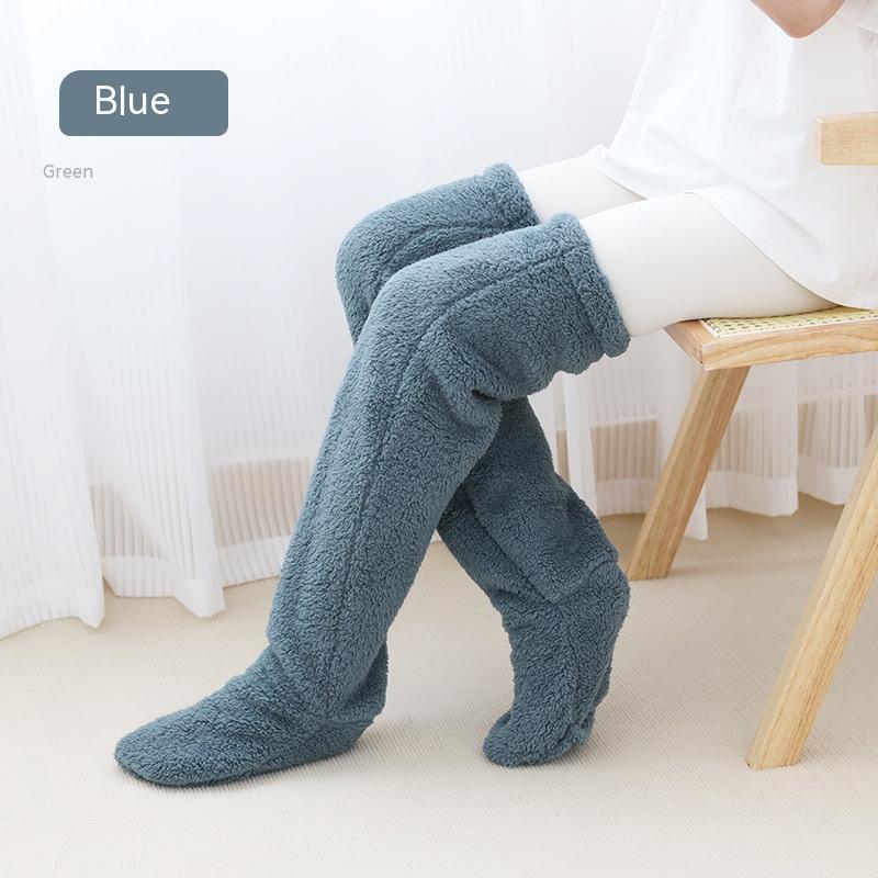 Soft Launch fuzzy over-the-knee socks source image 51