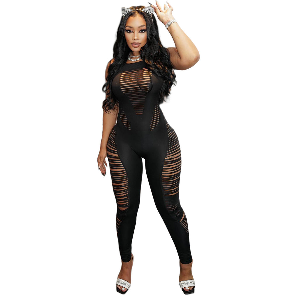 Night Shift Cutout Jumpsuit product image 5 showing garment color and construction.