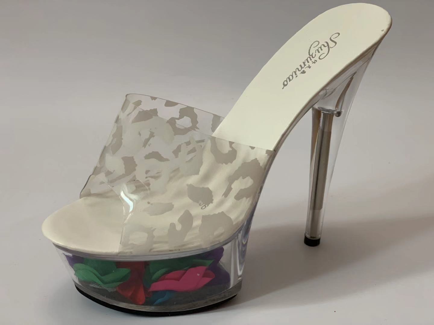 Wild Transparency Platform Mules verified supplier product view 9 of 27 showing clear platform and high stiletto construction