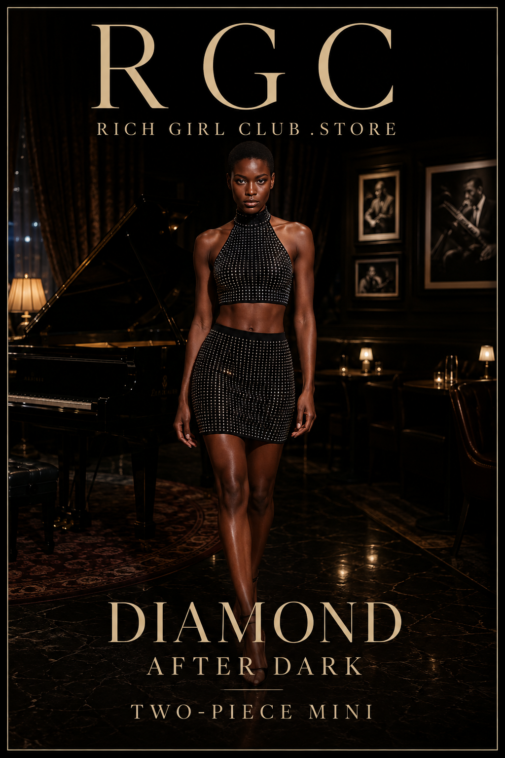 Diamond After Dark Two-Piece Mini RGC branded campaign hero