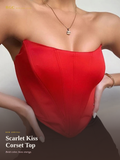 Scarlet Kiss Corset Top - Rich Girl Club New Arrival